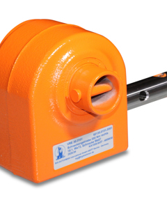 Worm gear pair right VRE30.0101 200Nm i=18 orange